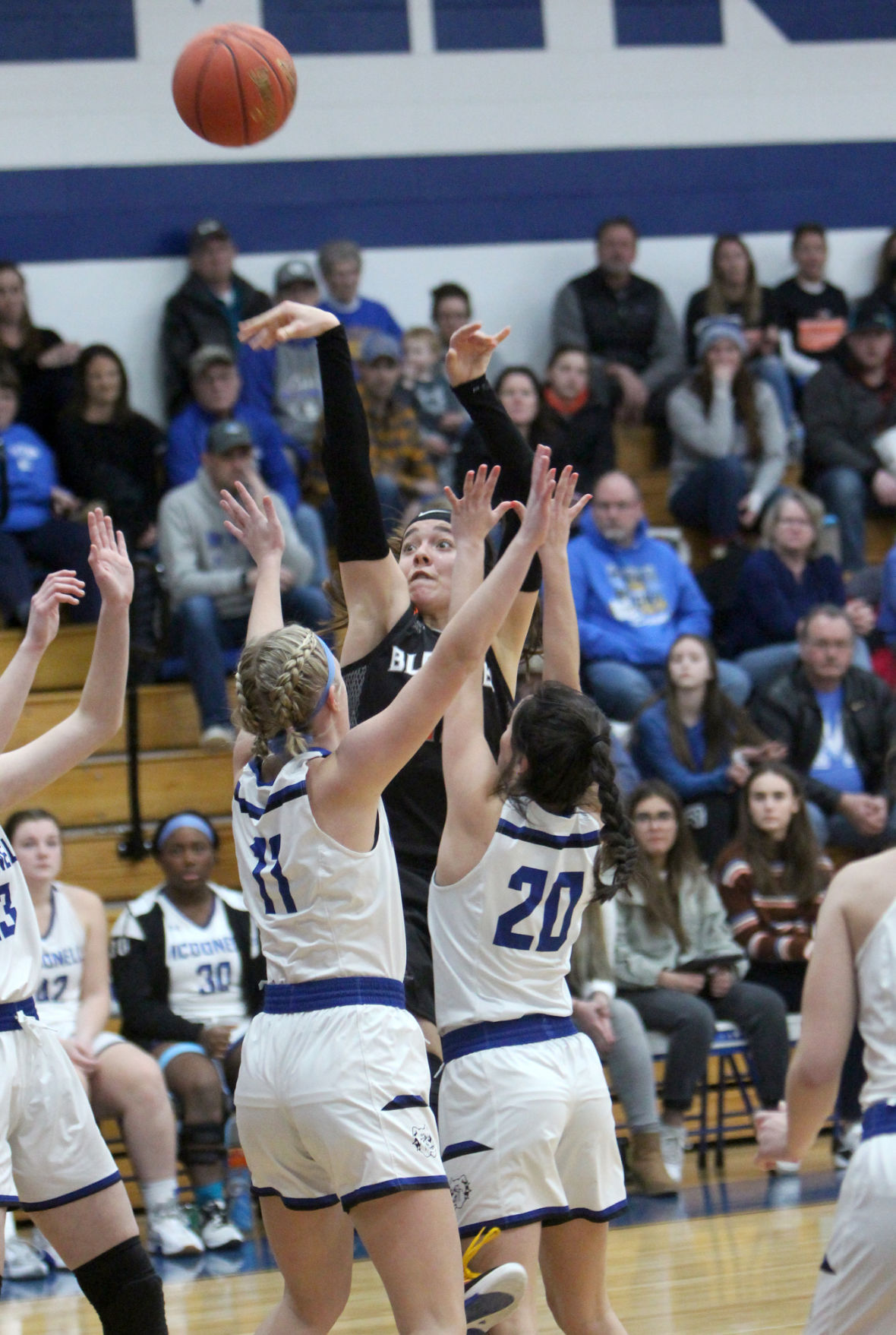 Bloomer at McDonell girls basketball 1-22-22